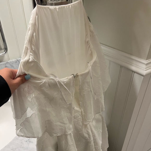 Lulus white strapless dress - Picture 4 of 4